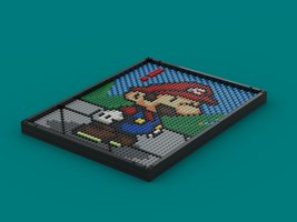 Набор LEGO Paper Mario Frame 36x48