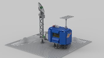 Набор LEGO MOC-127601 Remake-497: Flight Control
