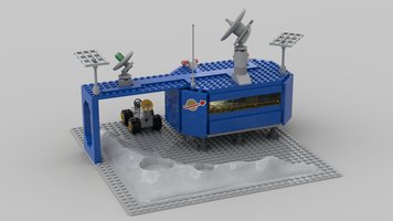 Набор LEGO Remake-493: Space Command Center