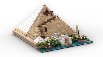Набор LEGO MOC-127724 21058 - (Short version) Building of the Great Pyramid