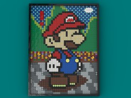 Набор LEGO MOC-128582 Paper Mario frame Version 2