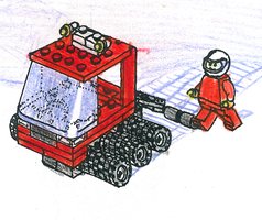 Набор LEGO MOC-12975 Mini snow groomer
