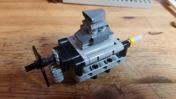Набор LEGO MOC-131875 2-cylinder engine