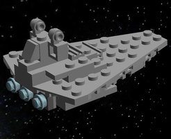 Набор LEGO MOC-13413 Imperial star destroyer