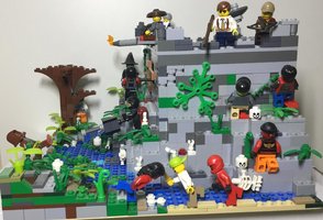 Набор LEGO zombie apocalypse