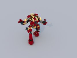 Набор LEGO 76031 + 70123 - ironman mech