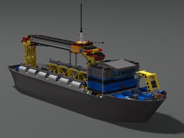 Набор LEGO MOC-14111 Large Cargo Ship