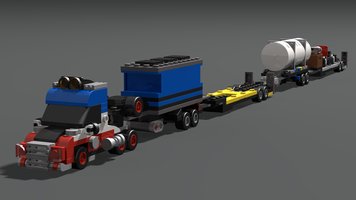 Набор LEGO Road Train