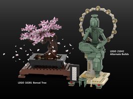 Набор LEGO Statue of Pensive Bodhisattva (21042 Alternative Builds)