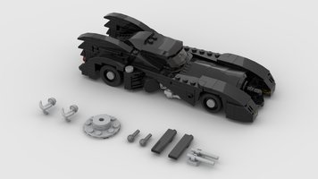 Набор LEGO MOC-155004 Tim Burton's 1989 Batmobile