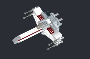 Набор LEGO 30654 X-Wing Starfighter with synchronized wing movement