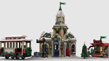 Набор LEGO MOC-163898 10308 Little Winter School of Music