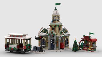Набор LEGO 10308 Little Winter School of Music