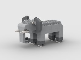 Набор LEGO MOC-164178 Adorable Elephant V2