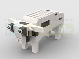 Набор LEGO MOC-168092 Taurus in black and white inspired by MOC-88078
