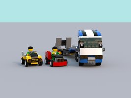 Набор LEGO 31033 minifig-scale Truck plus 2 atv's