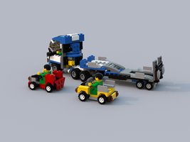 Набор LEGO 31033 minifig-scale Truck plus 2 atv's