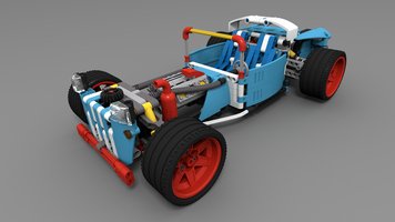 Набор LEGO 42077 - Alternate Model - Hot Rod