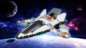 Набор LEGO 60430 Spectre - Interstellar Spaceship alternate build