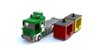 Набор LEGO MOC-17266 Heavy Cargo Truck