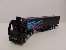 Набор LEGO MOC-175001 Semi Truck 5 wide with steering