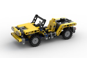 Набор LEGO MOC-180145 8067 Jeep