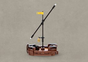 Набор LEGO MOC-180926 Sailing Boat - Brown