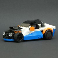 Набор LEGO MOC-182112 Futuristic Hot Rod