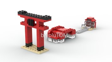 Набор LEGO Japanese Shrine SIte (LEGO 40220 Alternate)