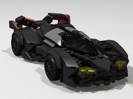 Набор LEGO MOC-183924 MOD 76923 Lamborghini V12 Vision GT Black Bull