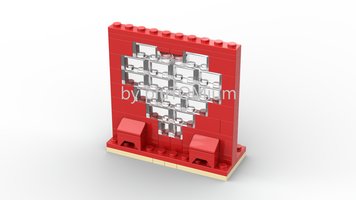 Набор LEGO Heart of Glass (LEGO 40220 Alternate)