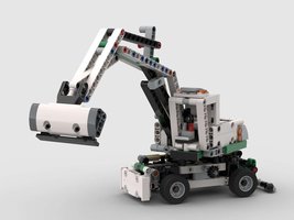 Набор LEGO MOC-187618 42167 Wheeled Excavator