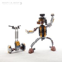 Набор LEGO Goofy and his Segway