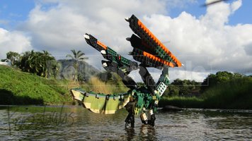 Набор LEGO 31121 + 31129 Colossal Seratorn (Xenocondylus insignis)