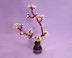 Набор LEGO MOC-190280 White Cherry Blossom in Vase