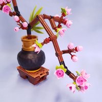 Набор LEGO Pink Cherry Blossom in Vase