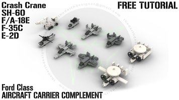 Набор LEGO Ford Class | Aircraft Carrier Complement - 1:300 Scale