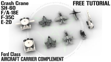 Набор LEGO Ford Class | Aircraft Carrier Complement - 1:300 Scale