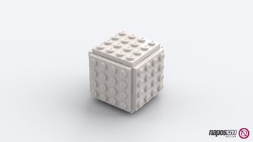 Набор LEGO MOC-19168 4x4 Dice