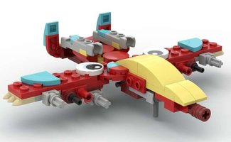 Набор LEGO 31145 A-10 Thunderbolt ('Warthog') 2 versions