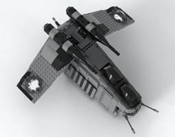 Набор LEGO Republic Gunship - Stealth/Shadow style (listing part)