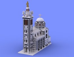 Набор LEGO MOC-195588 Notre-Dame de la Garde - Marseille - France