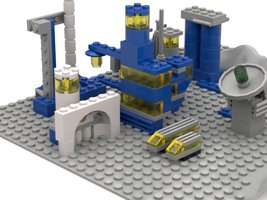 Набор LEGO Rocket base (microscale)