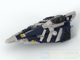 Набор LEGO Plo Koon's Starfighter - Alternate Build of 75388 & 31160