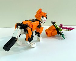 Набор LEGO Calico Cat - 31129 Majestic Tiger alt build