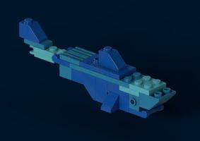 Набор LEGO a serious shark