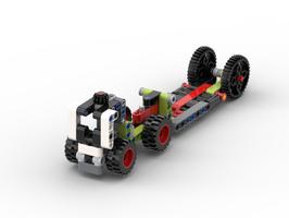 Набор LEGO MOC-105363 42102 Semi Truck With Low Loader Trailer