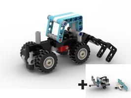 Набор LEGO MOC-106063 42133 Little tractor + 3 attachments