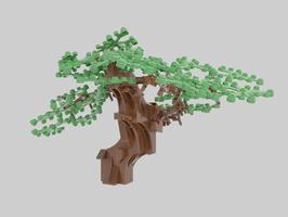 Набор LEGO MOC-108105 Bonsai Style Tree