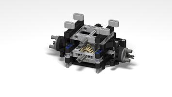 Набор LEGO MOC-108155 MB-Truck teil 1 Radaufhangung